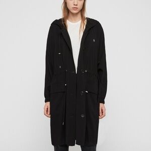 ALLSAINTS Lightweight Bay Parka Black Small